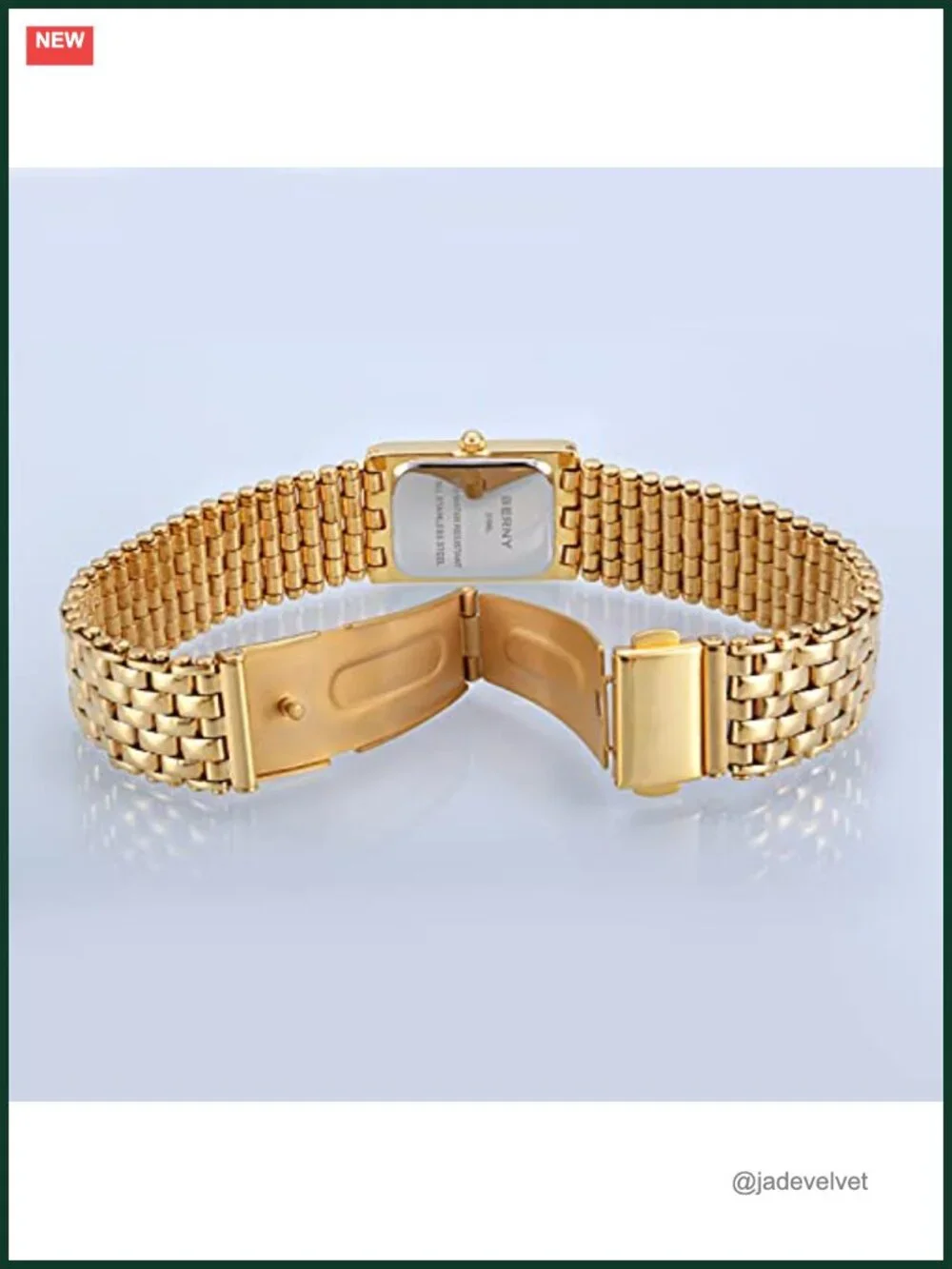Luxury Gold Watch for Women - Stainless Steel Bracelet, Quartz